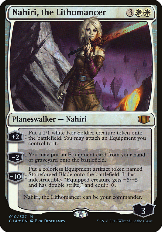 Nahiri, the Lithomancer (Oversized) (OC14) - Foil