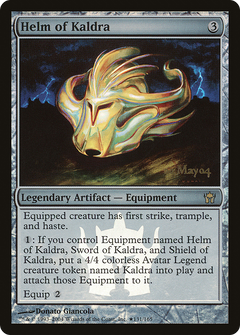 Helm of Kaldra (131) (Prerelease) - Foil