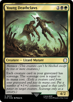 Young Deathclaws (0653) - Surge Foil
