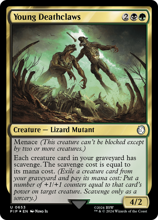 Young Deathclaws (0653) - Surge Foil