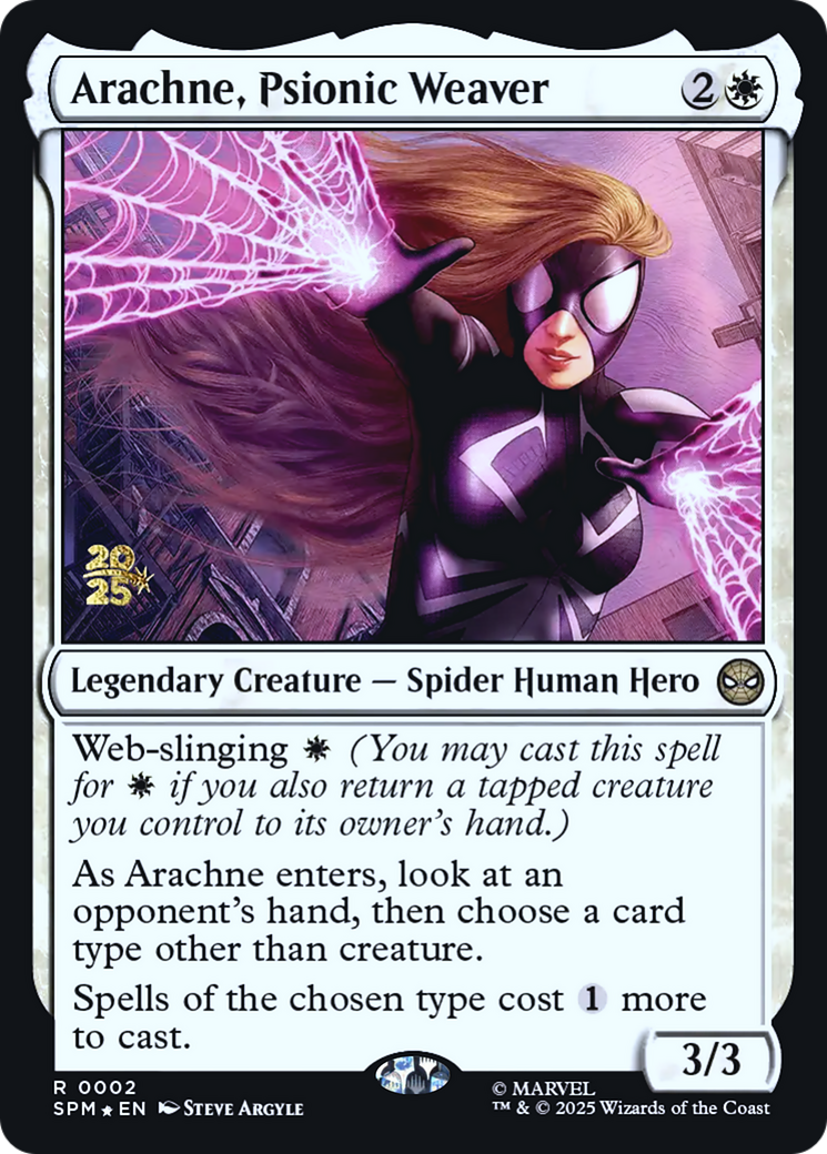 Arachne, Psionic Weaver (0002) (Prerelease) - Foil pspm