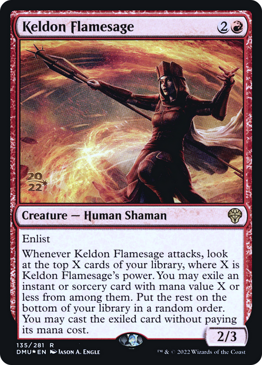 Keldon Flamesage (135) (Prerelease) - Foil