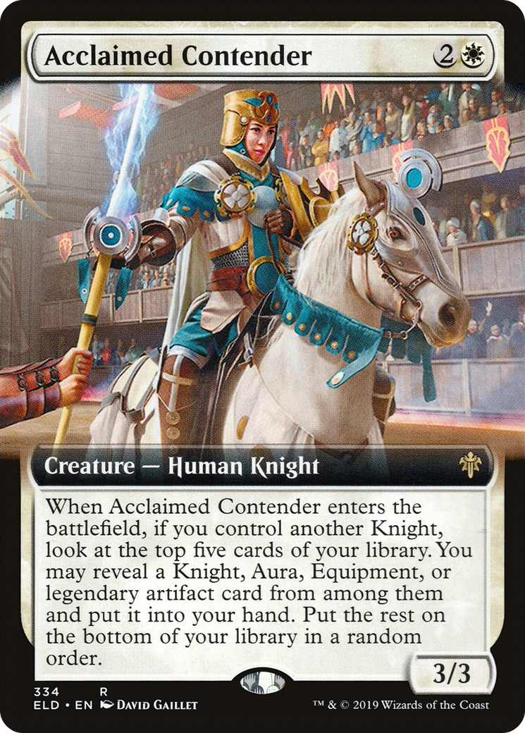 Acclaimed Contender (334) (Extended Art)