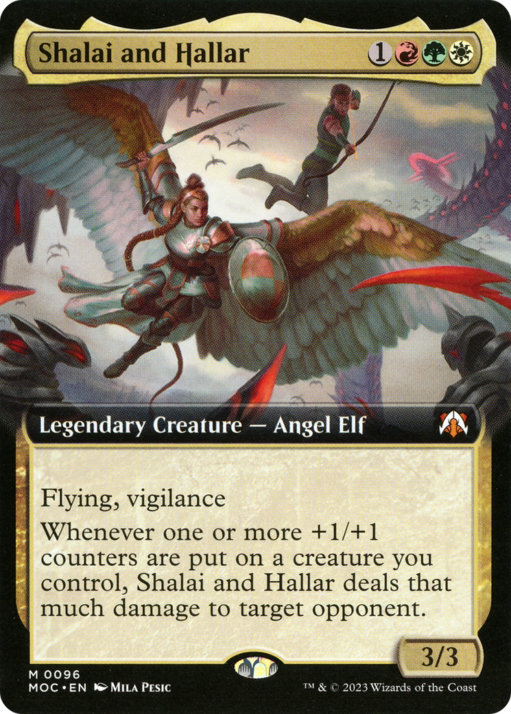 Shalai and Hallar (0096) (Extended Art) - Foil