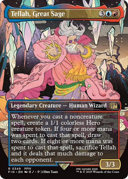 Tellah, Great Sage (0349) (Borderless)