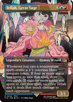 Tellah, Great Sage (0349) (Borderless) - Foil