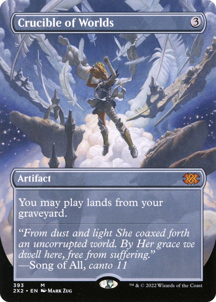 Crucible of Worlds (393) (Borderless) - Foil