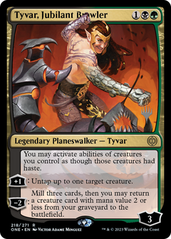Tyvar, Jubilant Brawler (218) (Promo Pack) - Foil