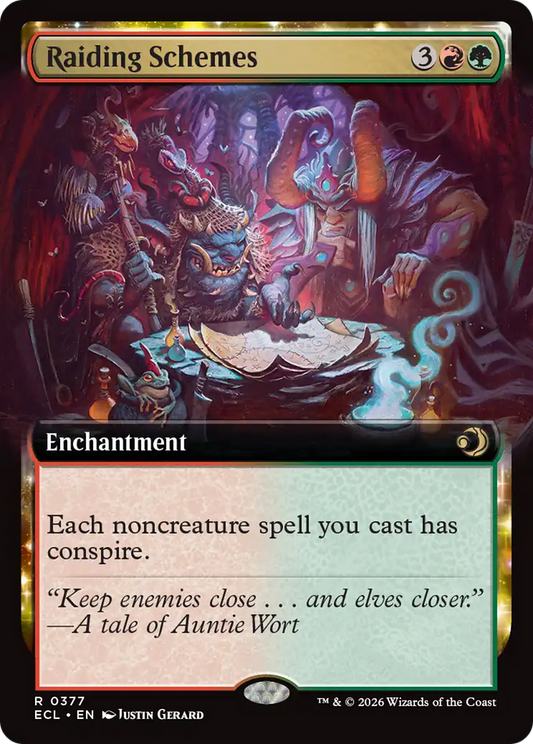 Raiding Schemes (0377) (Extended Art) (ECL) - Foil