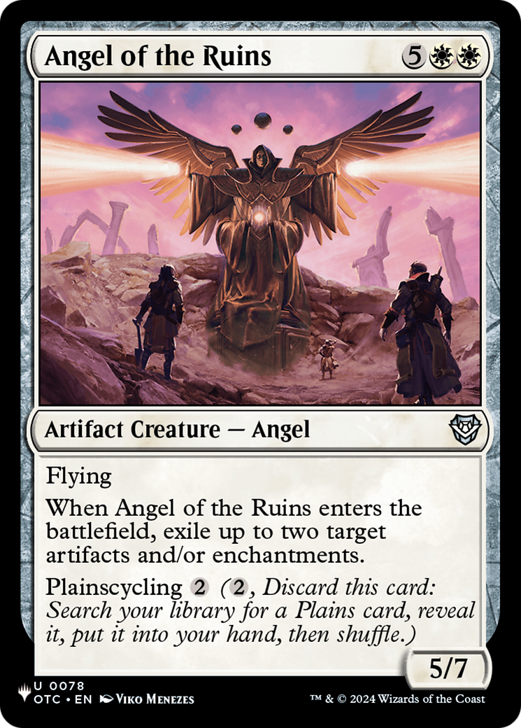 Angel of the Ruins (OTC-78) (PLST)