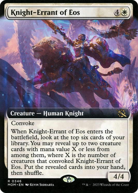 Knight-Errant of Eos (0346) (Extended Art) - Foil