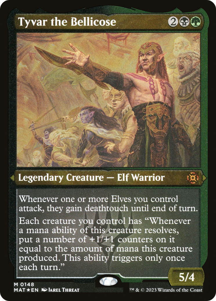 Tyvar the Bellicose (0148) - Foil Etched