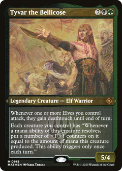 Tyvar the Bellicose (0148) - Foil Etched