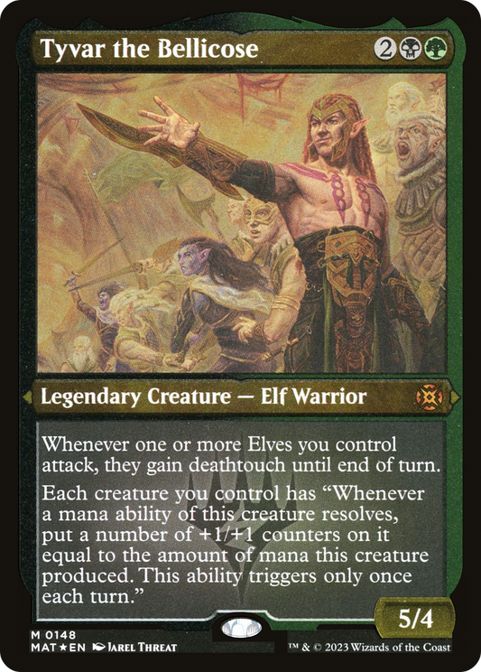 Tyvar the Bellicose (0148) - Foil Etched