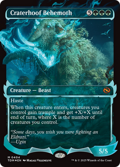 Craterhoof Behemoth (0404) (Showcase) - Foil