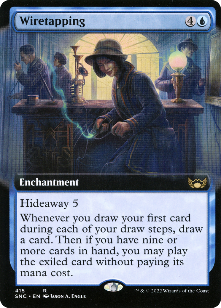 Wiretapping (415) (Extended Art) - Foil