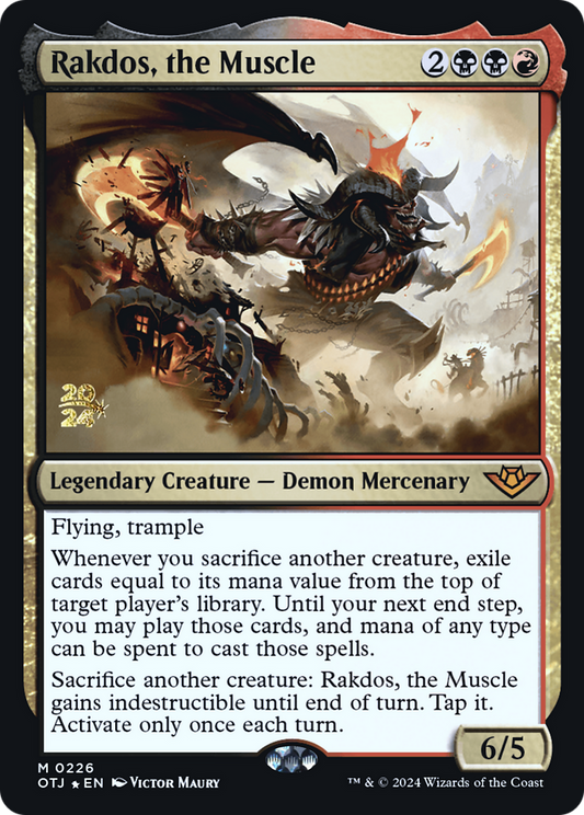Rakdos, the Muscle (0226) (Prerelease) - Foil