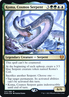 Koma, Cosmos Serpent (221) (Prerelease) - Foil