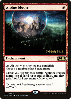 Alpine Moon (128) (Prerelease) - Foil