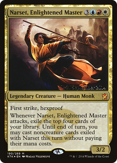 Narset, Enlightened Master (190) (Prerelease) - Foil