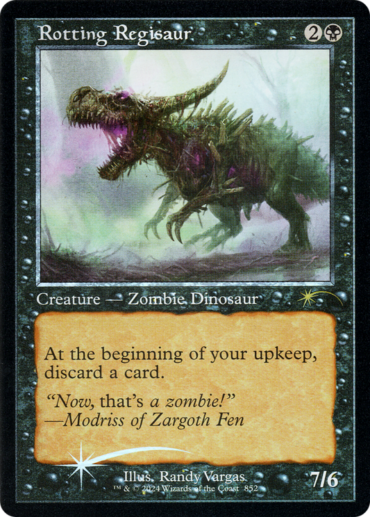 Rotting Regisaur (852) (Retro Frame) - Foil