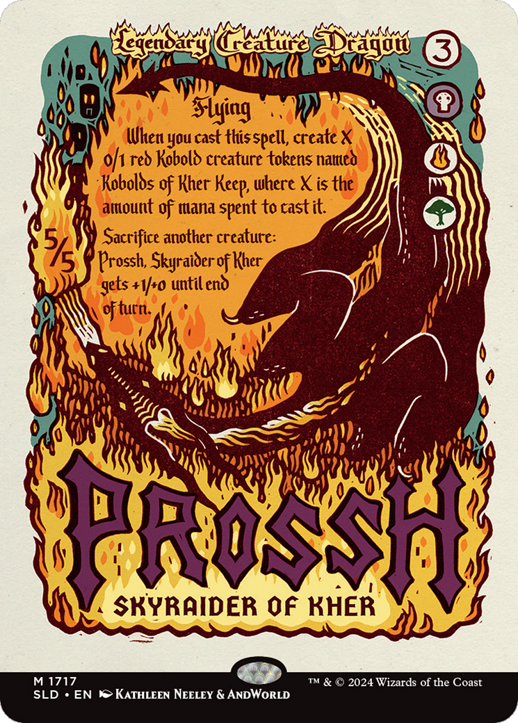 Prossh, Skyraider of Kher (1717) (Showcase) - Rainbow Foil