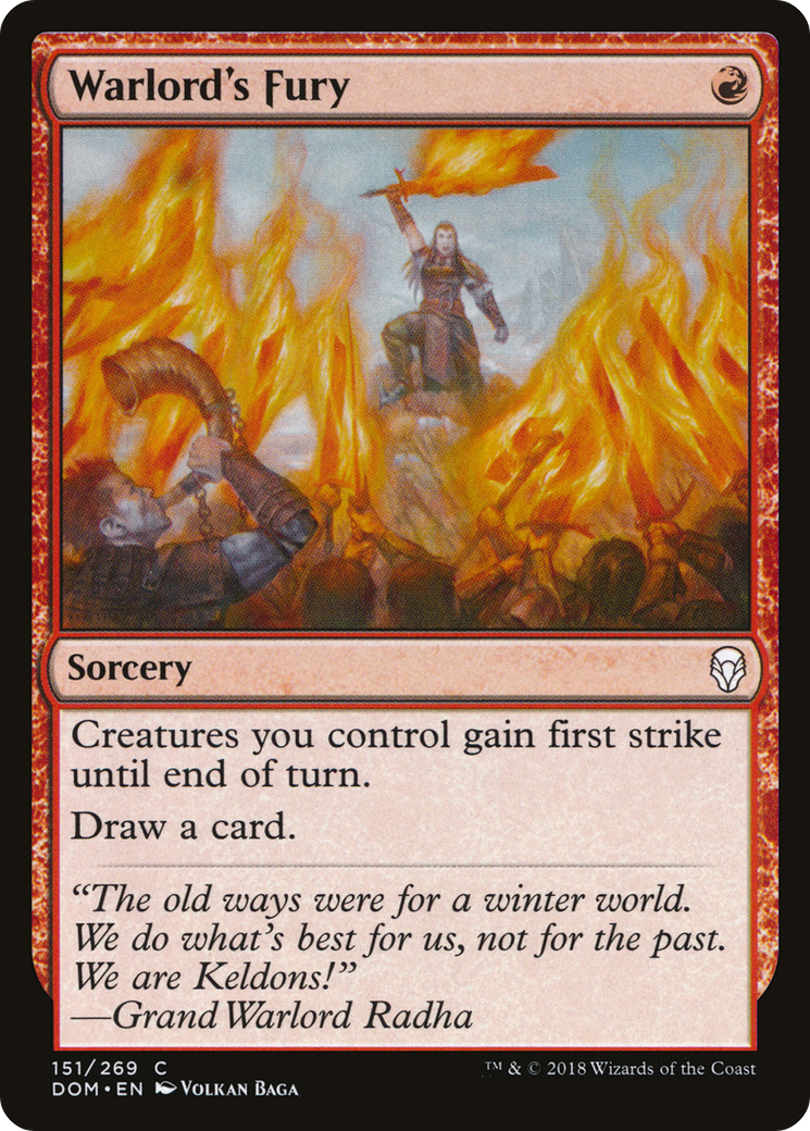 Warlord's Fury - Foil