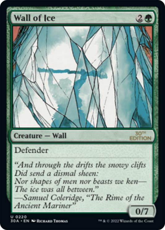 Wall of Ice (Modern Frame)