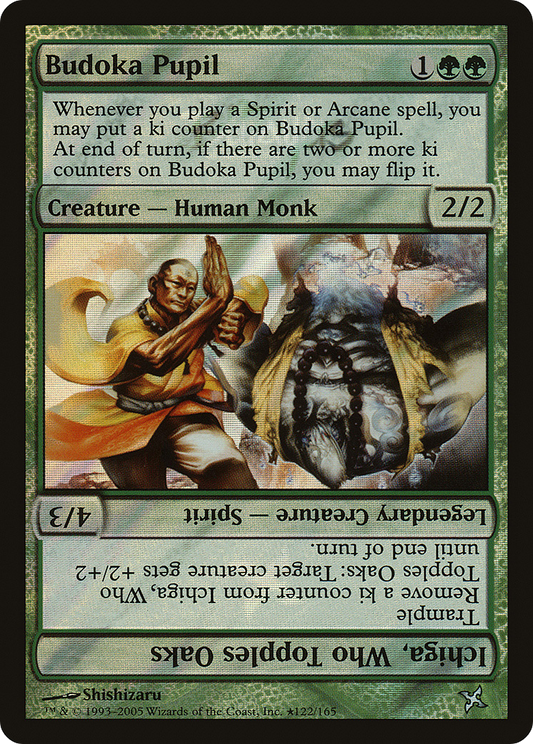 Budoka Pupil // Ichiga, Who Topples Oaks (122) (Launch) - Foil