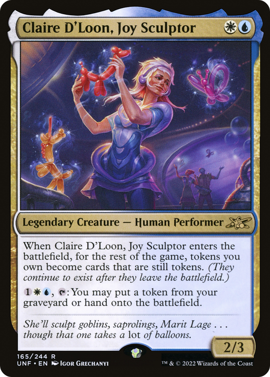 Claire D'Loon, Joy Sculptor - Foil