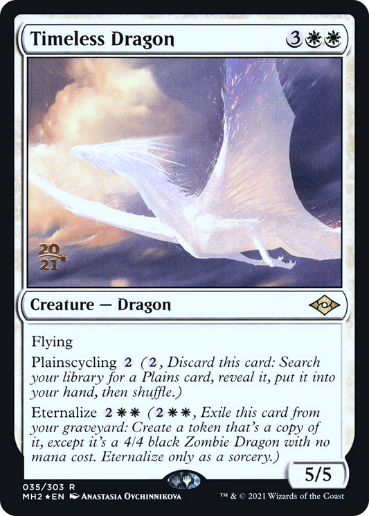 Timeless Dragon (035) (Prerelease) - Foil