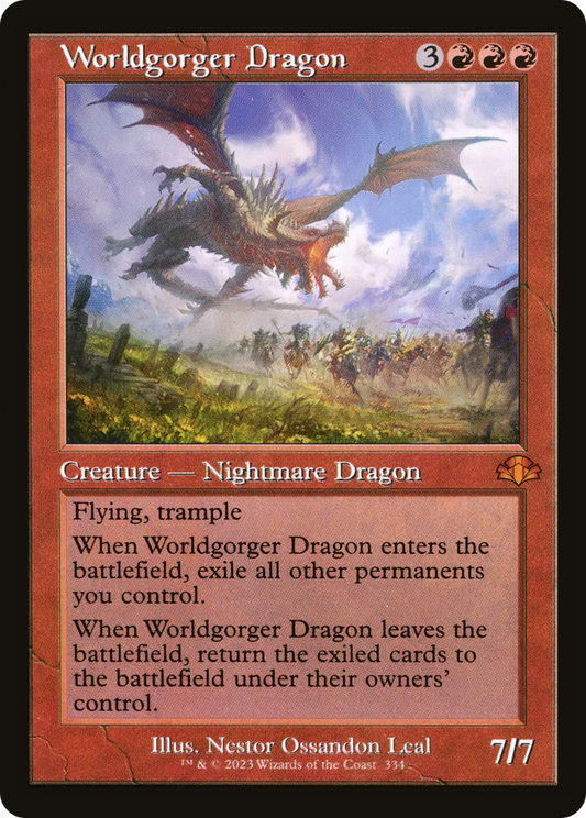 Worldgorger Dragon (334) (Retro Frame)