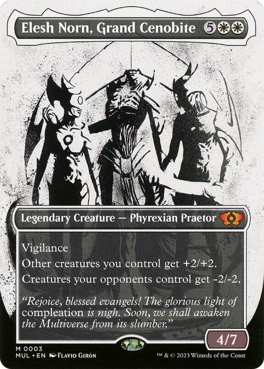 Elesh Norn, Grand Cenobite (0003) (Borderless) (Showcase) - Foil