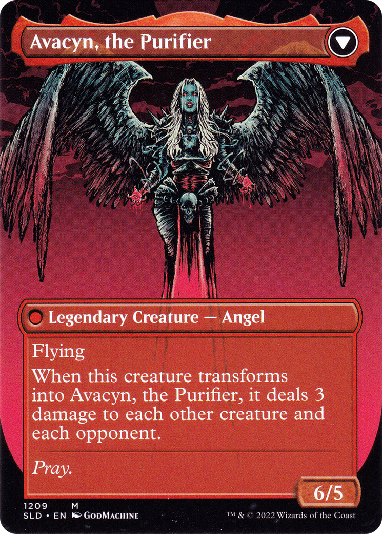 Archangel Avacyn // Avacyn, the Purifier (1209) (Display Commander) (Thick Stock) (SLD)