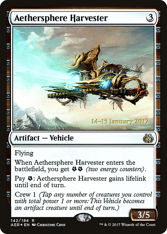 Aethersphere Harvester (142) (Prerelease) - Foil