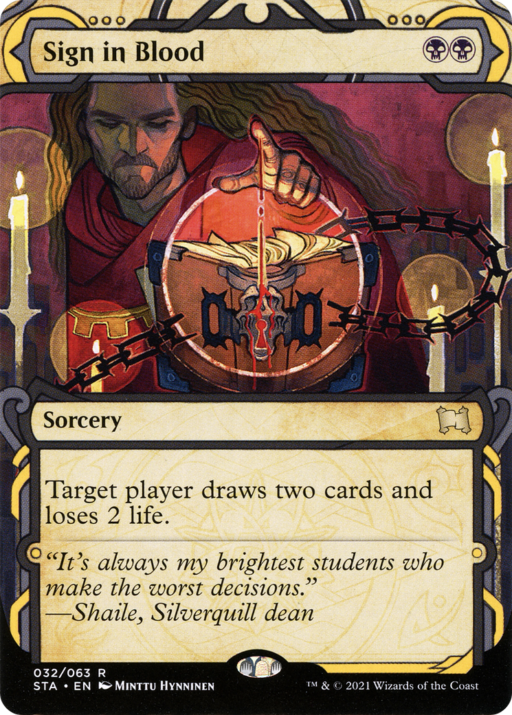 Sign in Blood (032) - Foil