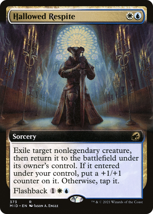 Hallowed Respite (373) (Extended Art) - Foil