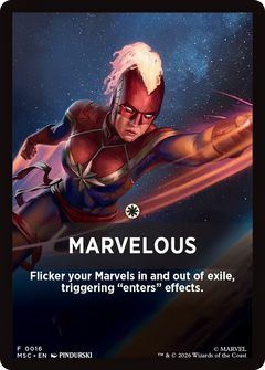 Marvelous (0016) (Theme Card) (FMSC)