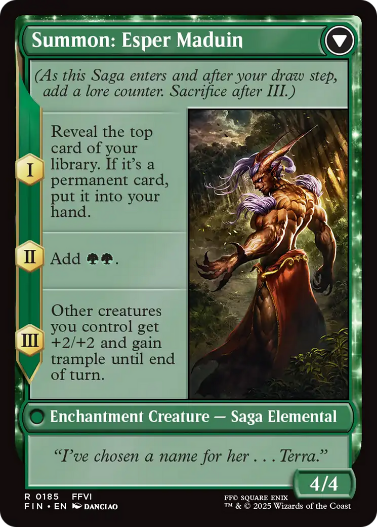 Esper Origins // Summon: Esper Maduin (FIN) - Foil