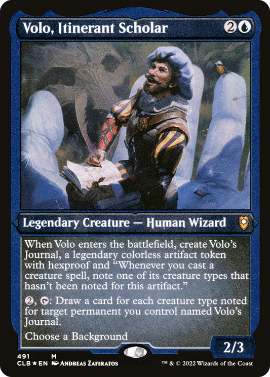 Volo, Itinerant Scholar - Foil Etched