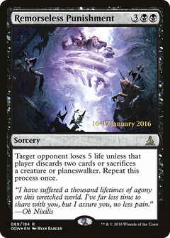 Remorseless Punishment (089) (Prerelease) - Foil