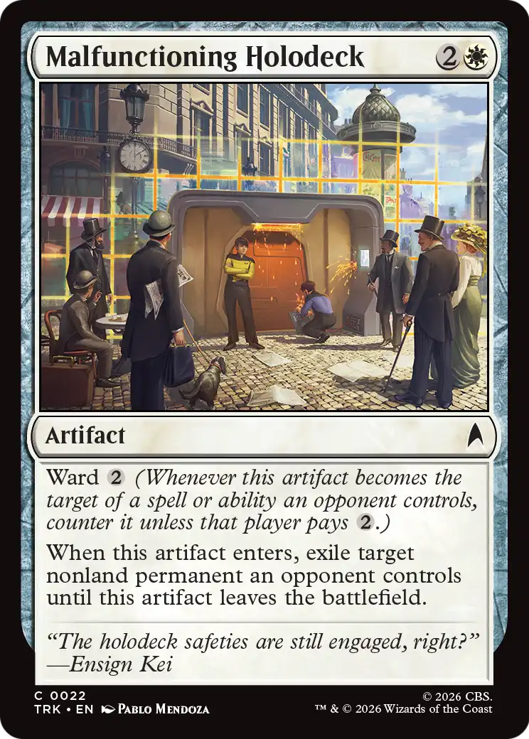 Malfunctioning Holodeck (TRK) - Foil