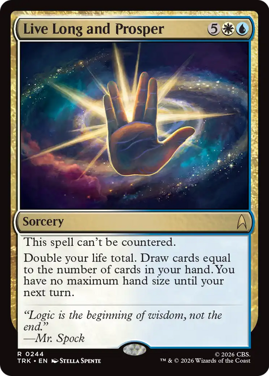 Live Long and Prosper (TRK) - Foil