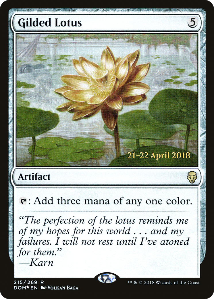 Gilded Lotus (215) (Prerelease) - Foil