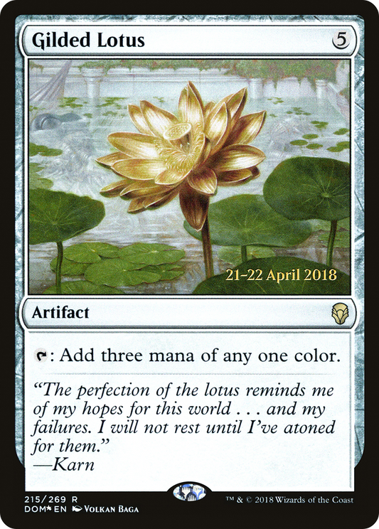 Gilded Lotus (215) (Prerelease) - Foil