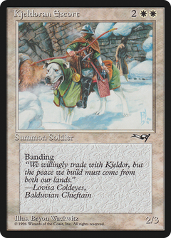 Kjeldoran Escort (Green Blanket)
