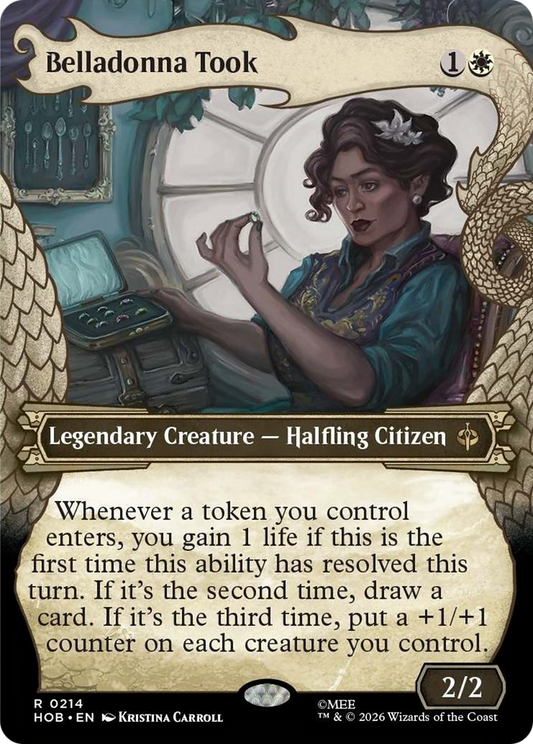 Belladonna Took (0214) (Borderless) (Dragon Hoard Frame) (HOB) - Foil