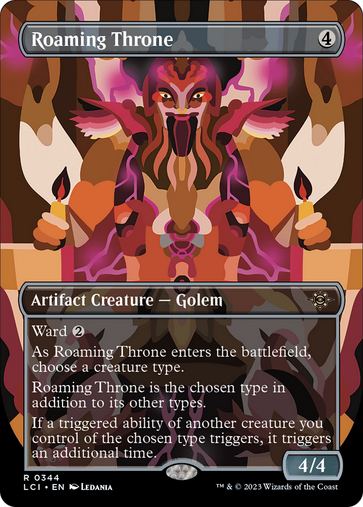 Roaming Throne (0344) (Borderless) - Foil
