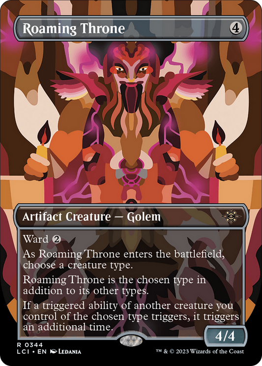 Roaming Throne (0344) (Borderless) - Foil
