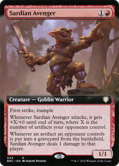 Sardian Avenger (043) (Extended Art)